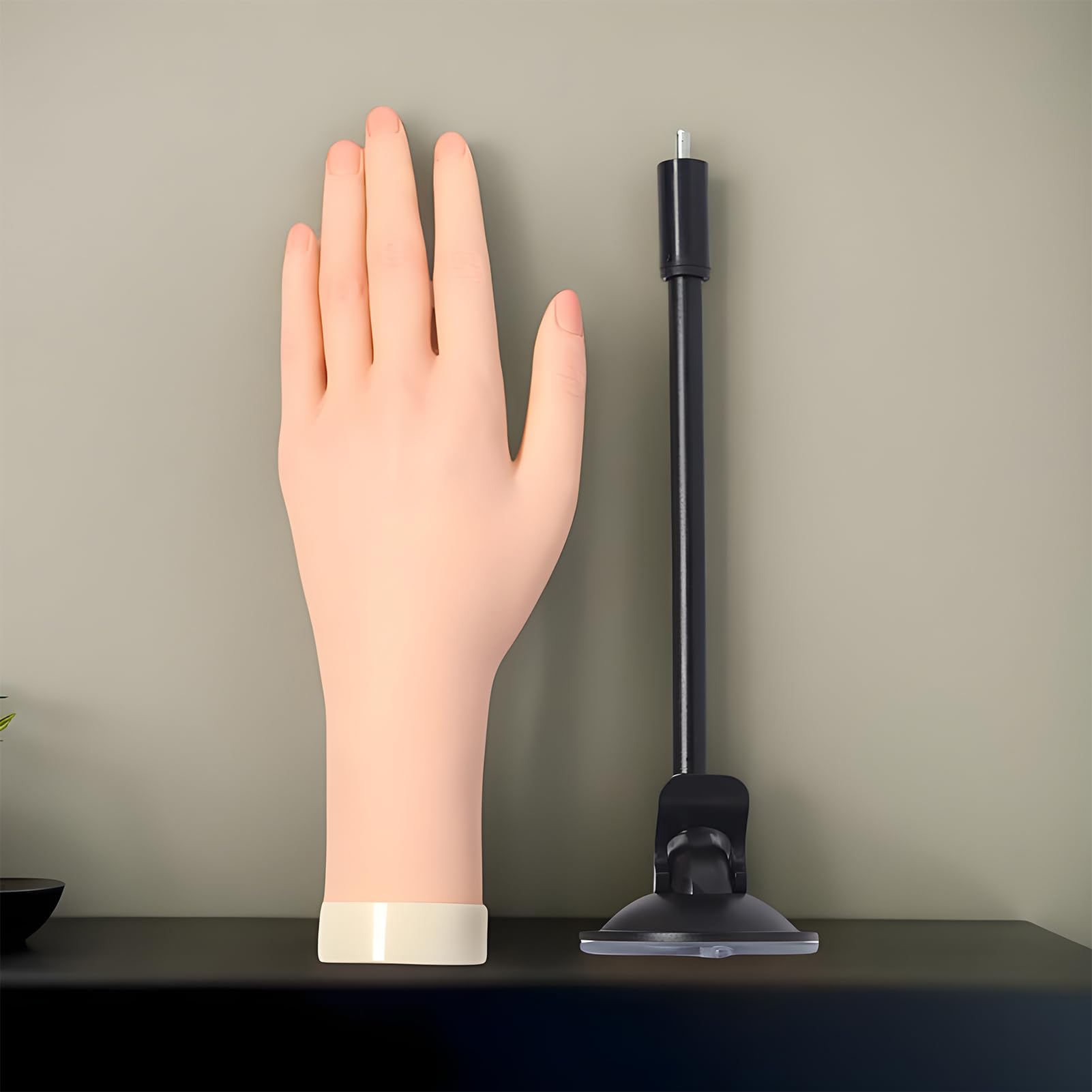 Mano da allenamento per unghie – Modello a mano flessibile e morbido, modello a mano per manicure | Strumento per la per principianti per donne, adolescenti, ragazze, dimostrazioni salone
