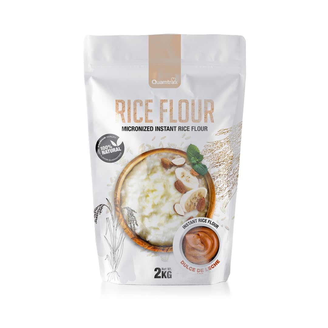 Harina de Arroz Quamtrax Nutrition 2 kg Sin Gluten Proteínas