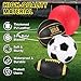 Lenwen 4 Pcs Sports Balls Set, Include Official Size Basketball Soccer Football Playground Ball Pump Equipment Bag for Teen Adult Gift Operation Christmas Ball Gifts(Black Gold)
