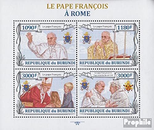 Prophila Collection Burundi 3178-3181 Minifoglio