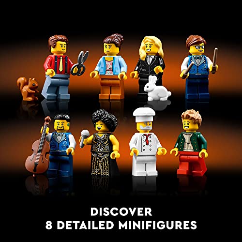 Icons Jazz Club 10312 Set da costruzione per adulti e adolescenti, un regalo da collezione per musicisti, amanti della musica e fan del jazz, include 5 stanze dettagliate all'interno del locale m - Lego - Immagine 2