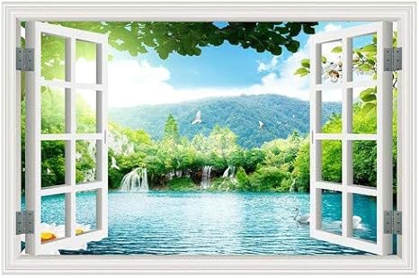 Amazon ハッピー ライフ Happylife ウォールステッカー 偽窓ステッカー 窓ポスター 風景ステッカー 剥がせる 防水 自然風景 海 3d立体 賃貸 インテリア 壁飾り 7 ウォールステッカー オンライン通販 Amazon ハッピー ライフ Happylife ウォールステッカー 偽窓ステッカー 窓ポスター 風景ステッカー 剥がせる 防水 自然風景 海 3d立体 賃貸 インテリア 壁飾り 7 ウォールステッカー オンライン通販