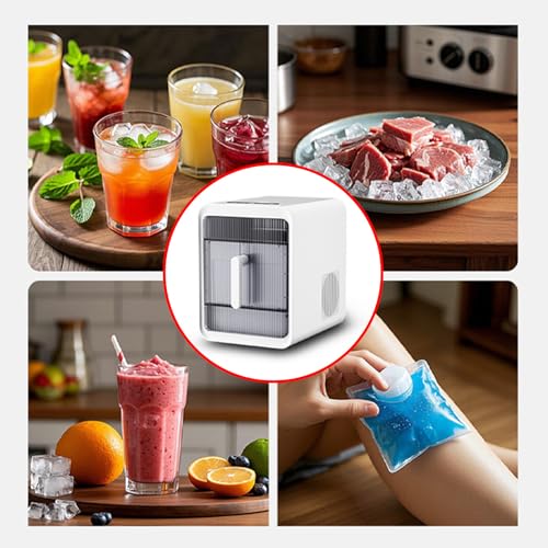 Máquina de hielo portátil para uso doméstico 1.5L miniatura 7