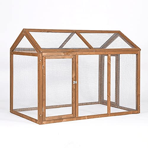 WUJI Hochwertige Hühnerställe aus Holz, Große Hühnerställe, Kaninchenkäfige und Geflügelkäfig-Drahtgeflecht, Verwendet… – Bild 3