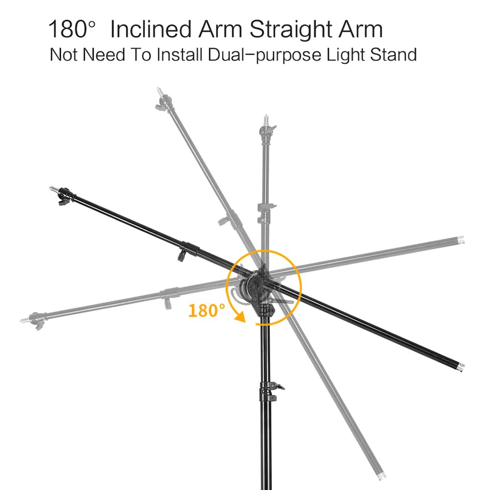 Amazon.co.jp: 4m/157インチ ライトスタンド 2-in-1 調節可能な