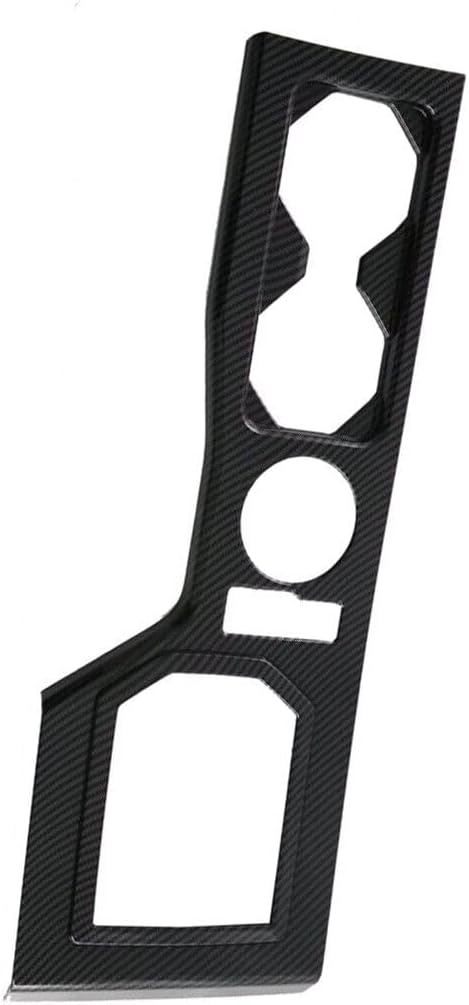 Carbon Fiber Gear Shift Panel Cover Accessories for Mitsubishi MV Triton 2024 2025, Car Parts Protector Guard Plate ABS, Black