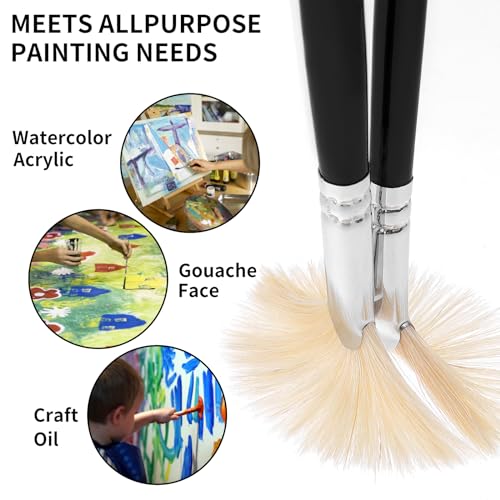 Prasacco 545946_3_ZTAR6RTA 7 Pieces Fan Brush For Painting thumb #2