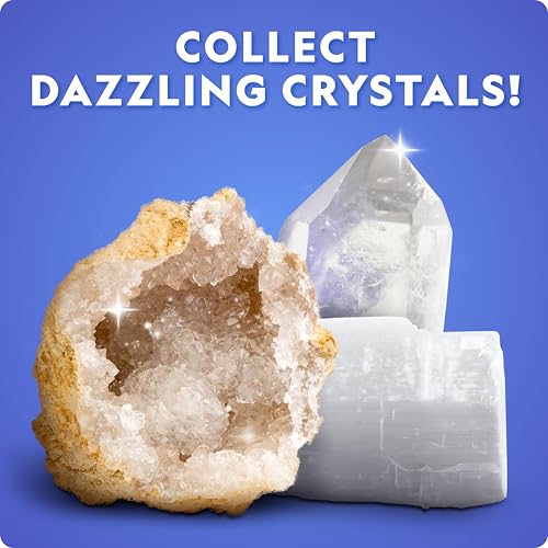 NATIONAL GEOGRAPHIC Rock Collection Box for Kids – 200+ Piece Rock Set with Real Fossils, Gemstones, and Crystals- Includes Absolute Expert: Rocks & Minerals Full-Color Book (Amazon Exclusive) by Blue Marble - Image 3
