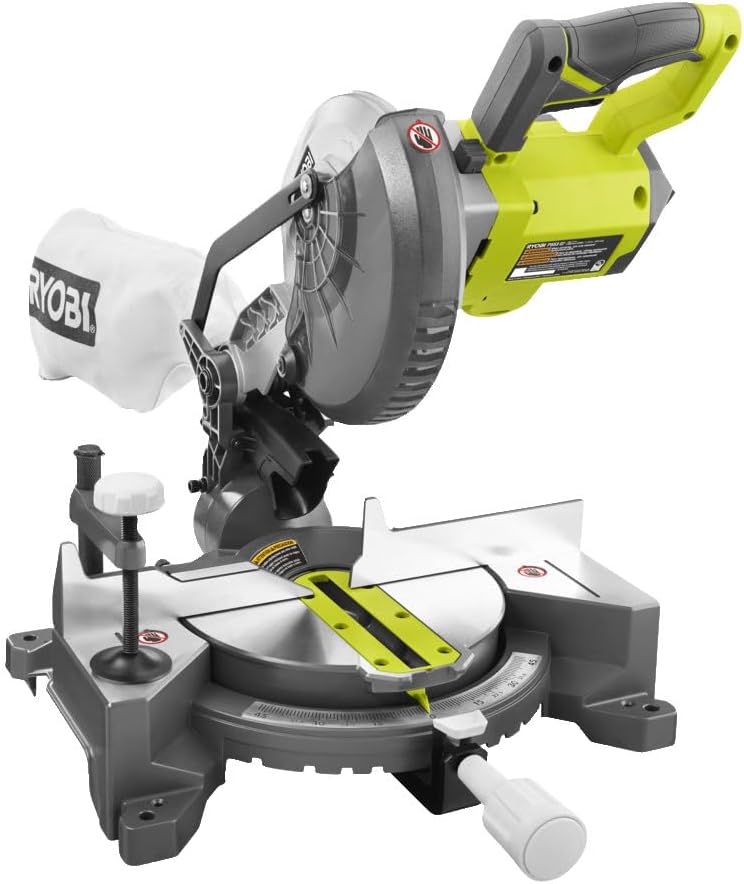 EMS190DCL ONE+ Cordless Mitre Saw 18 Volt Bare Unit - RYBEMS190DCL