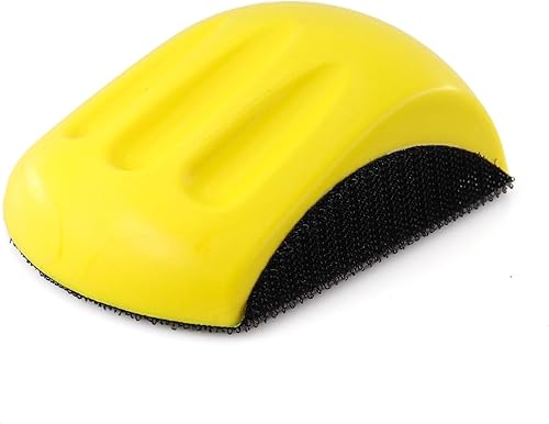 Miniatura 7 de Bloque de lijado de mano de 5 "gancho y bucle almohadilla de respaldo de papel de lija soporte de mano bloque de molienda de mano 1PC