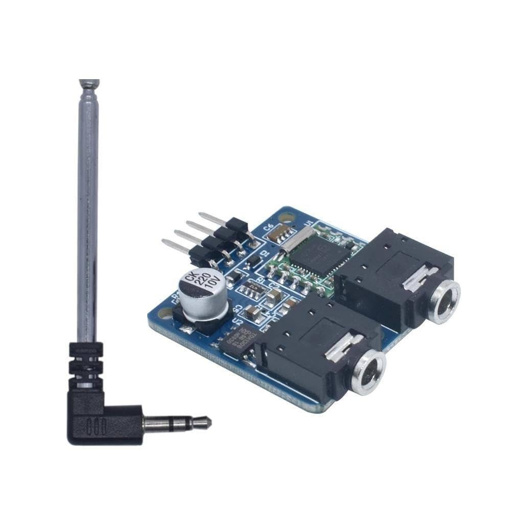 TEA5767 FM Stereo Radio Module for 76-108MHZ with Free Cable Antenna