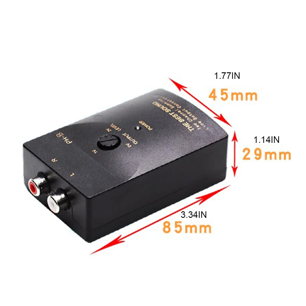 MAJIAOFANG Auto Part Car Stereo-RCA Wire High to Low Line Control Output Impedance Converter Adapter Wire PH-2