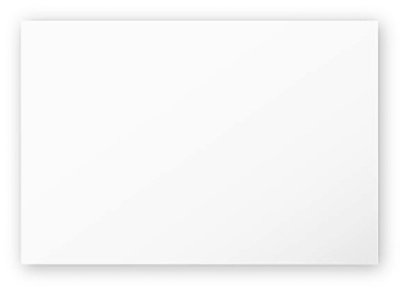 Clairefontaine 1416C - Pack of 25 Plain Cards - Format 8,2x12,8cm - 210gsm - White - Invitation and Correspondence Cards - Pollen Range - Premium Smooth Paper
