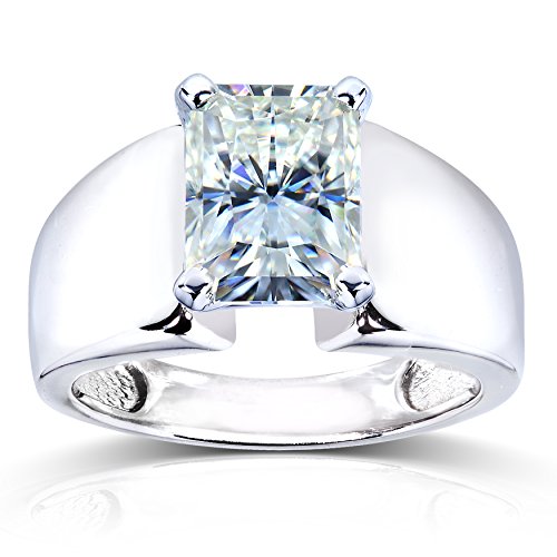 Kobelli Radiant-cut Moissanite Solitaire Engagement Ring 2 3/4 CTW 14k White Gold
