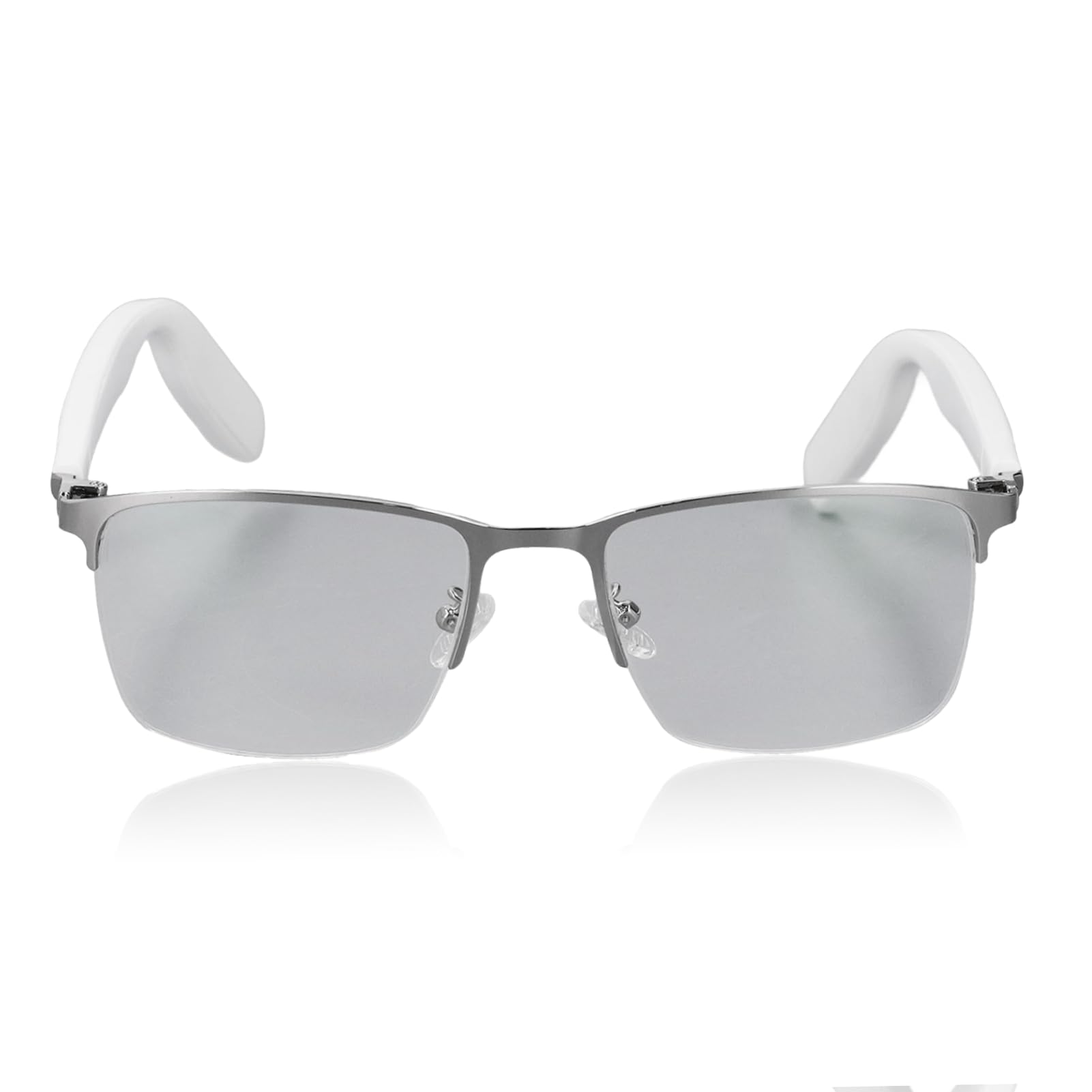 SENECESLI Lunettes Intelligentes Bluetooth Audio pour Hommes et Femmes, Son à Oreille Ouverte avec Micro, étanche IP67, Lunettes Bluetooth Anti-lumière Bleue