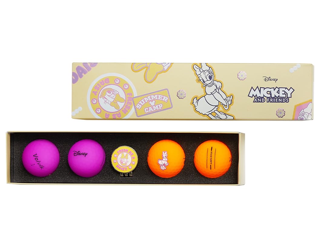 Volvik Vivid Soft Disney Golf Ball Gift Sets (4 Pack)