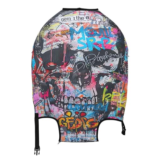 Joisal Colorful Urban Style Skull Suit Case Cover 28 Inch Luggage Covers Tsa Approved Elastic Luggage Accessories for Suitcases2