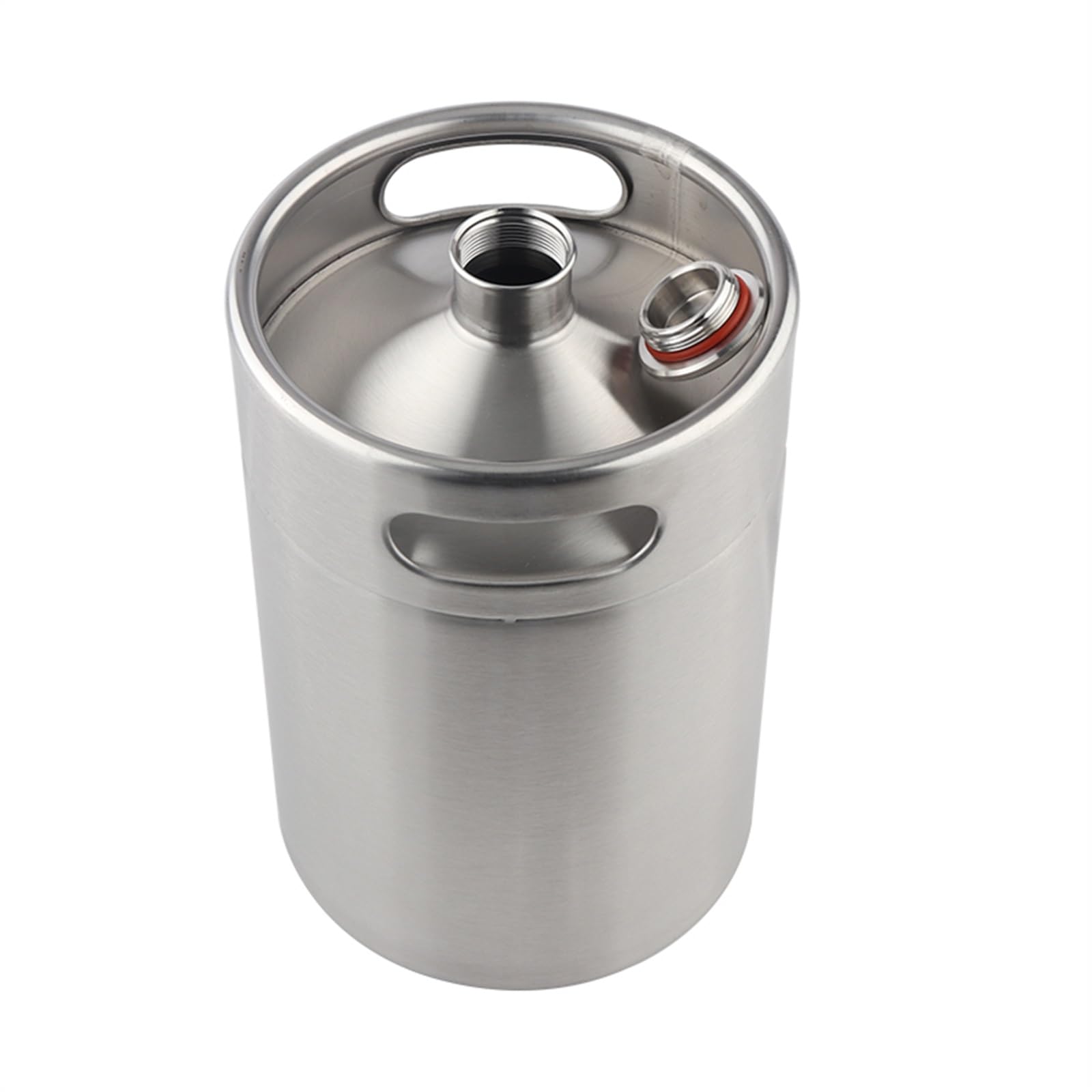 Cerveza elaborada Kit Cerveza Mini Barril de Cerveza de 5L, Botella de Cerveza portátil para Picnic/Barbacoa, Herramienta para Hacer Cerveza casera(5L keg with Jacket)