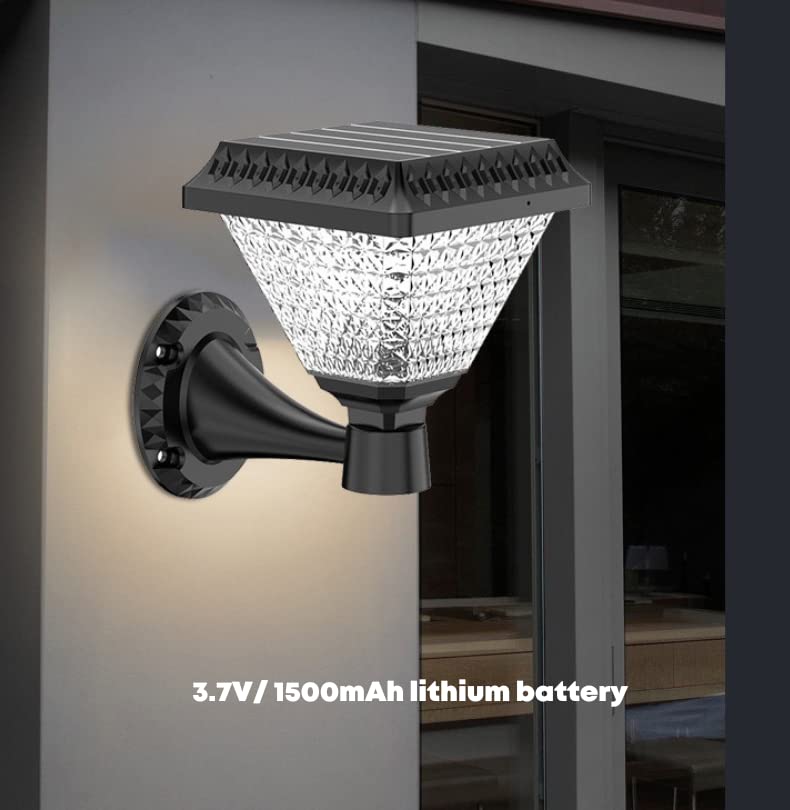 hardoll Acrylonitrile Butadiene Styrene 10W Solar Lights For Home Outdoor Garden 33 Led Waterproof Wall Lamp (Wall) (Pack Of 1)