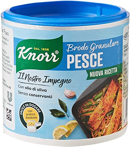 3x Knorr Brodo Granulare Nuova Ricetta Pesce Granulierte Brühe Fisch 150 Gr