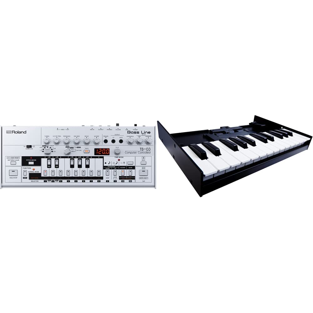 Roland TB-03 Boutique Bass Line Synthesizer & K-25M Keyboard Unit