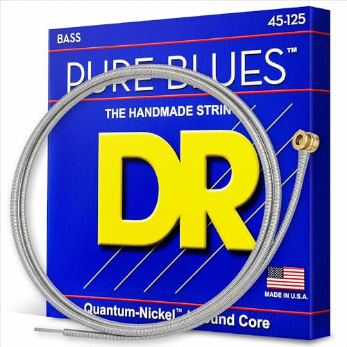 DR Strings PURE BLUES Bass Guitar Strings (PB5-45)
