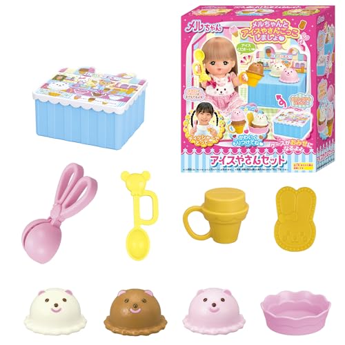 パイロット メルちゃん おせわパーツ アイスやさんセット 3歳以上のサムネイル