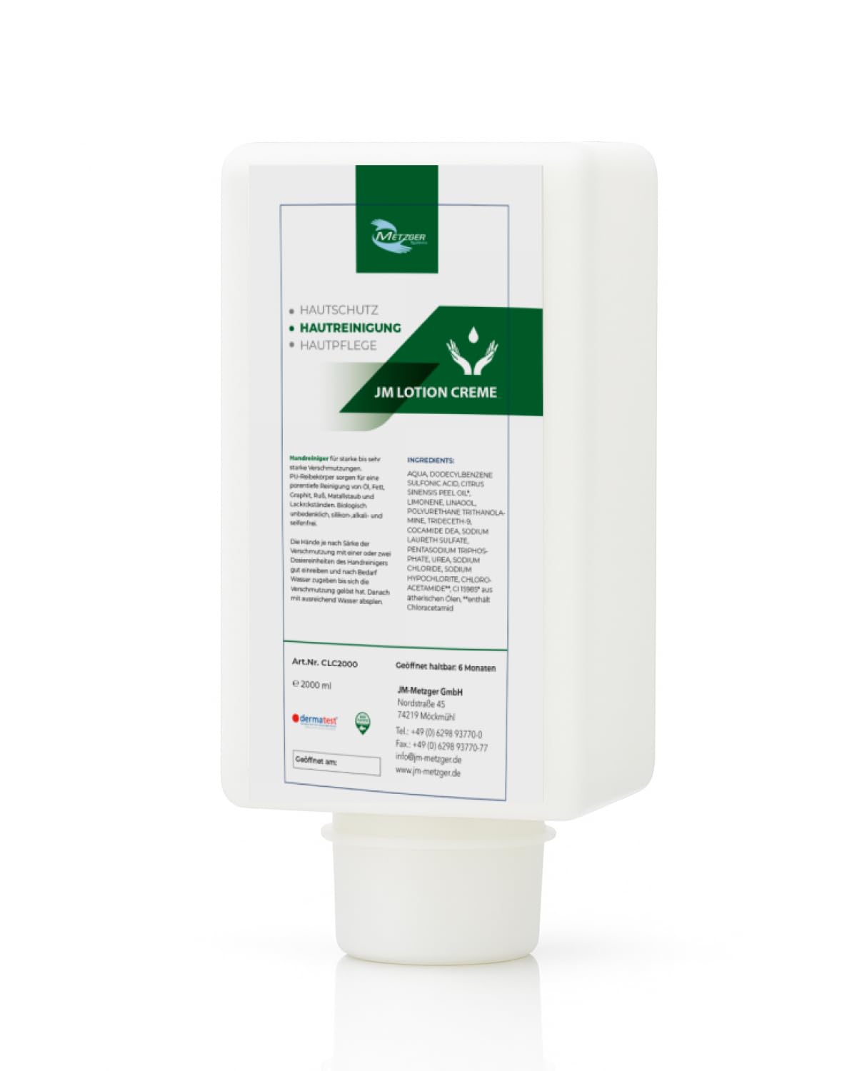 Lotion Cremeseife 6x2 Liter Vakuumflaschen | Dermatologisch getestet, 6x2 L Vakuumflaschen, Perlmutt-Effekt & milde Cremeseife