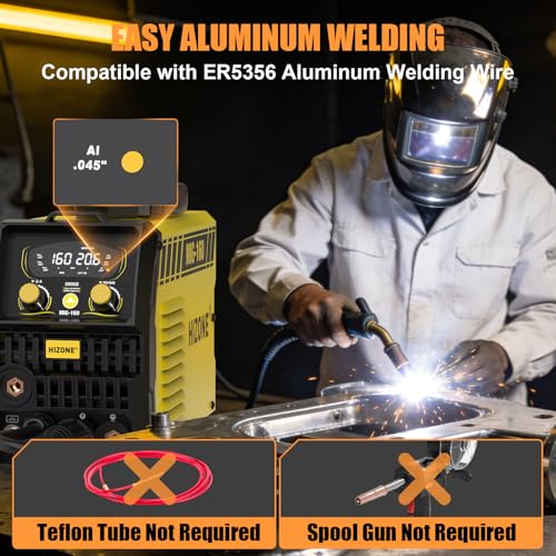 HIZONE 6-in-1 Aluminum MIG Welder