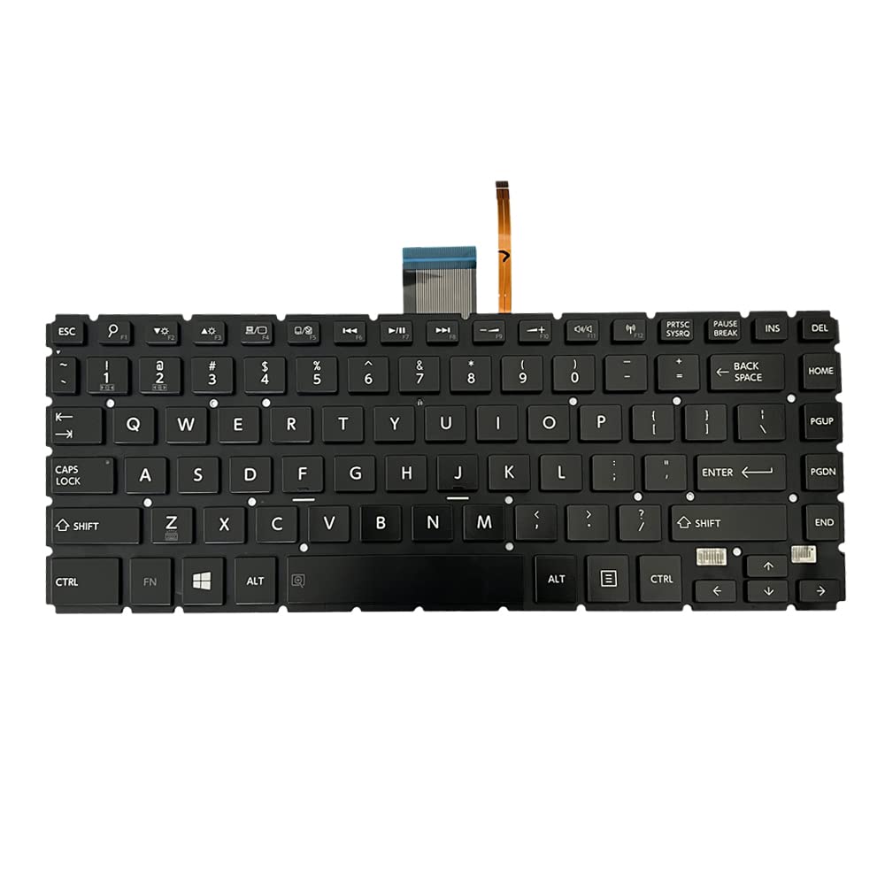 Teclado retroiluminado para portátil Toshiba Satellite E45t-B4204 E45T-B4300 E45T-B4106 E45T-B E45-B Serie B H000069210, 0KN0-VP4US12, MP-13R53USJ528 2
