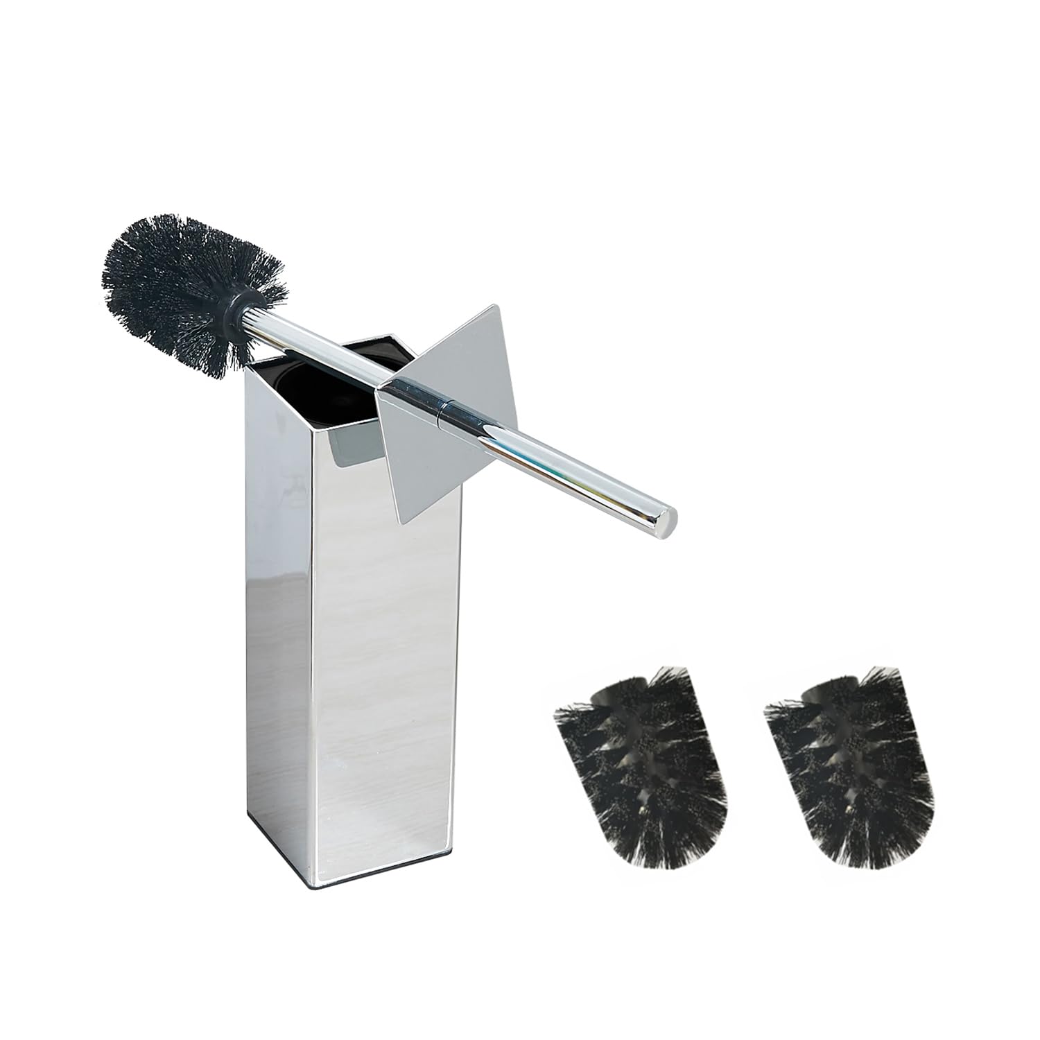 BGL Stainless Steel Material Stand Toilet Brush Holder For Bathroom And Hotel (chrome)