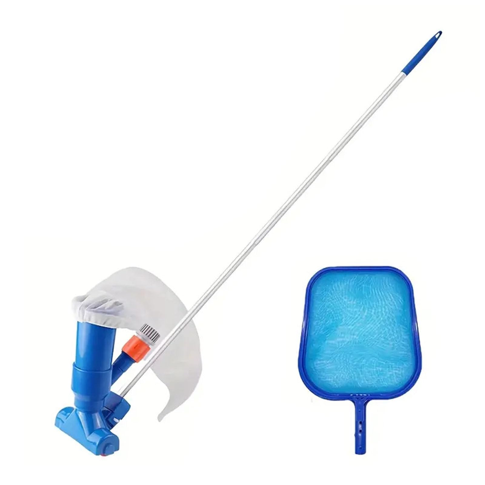 Tête d'aspirateur de Piscine avec Manche et épuisette pour bassins