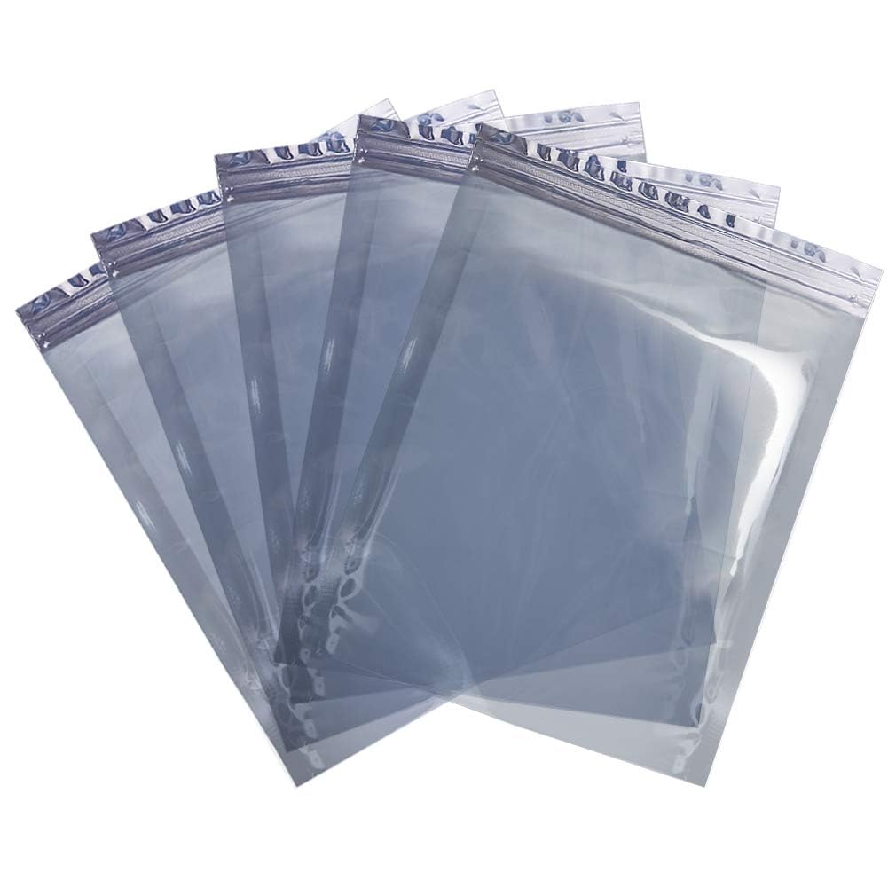 Zywq Light Grey Anti Static Bags, 20 Pcs Antistatic Resealable Bag 15X20cm/5.9X7.9inch, Premium Anti Static Bag For Ssd Hdd And Other Electronic Devices