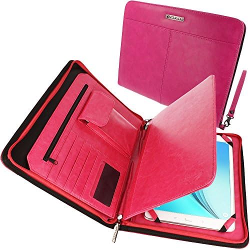 TECHGEAR Slim Neoprene Zipped Protective Sleeve Case Cover with Anti-Shock Bubble Interior fits iPad Pro 12.9, Samsung Pro 12.2, Book 12", Surface Pro X/6/5/4/3/2, MacBook 12, 11.6" Laptops - Black