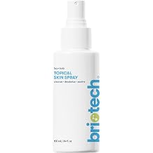 BRIOTECH Topical Skin Spray - Pure Hypochlorous Acid Spray f r Anti Juckreiz Hautausschlag Sonnenbrand Allergien - Beruhigendes Hypochlorige S ure Hautschutzspray - sanft alkoholfrei 100 ml