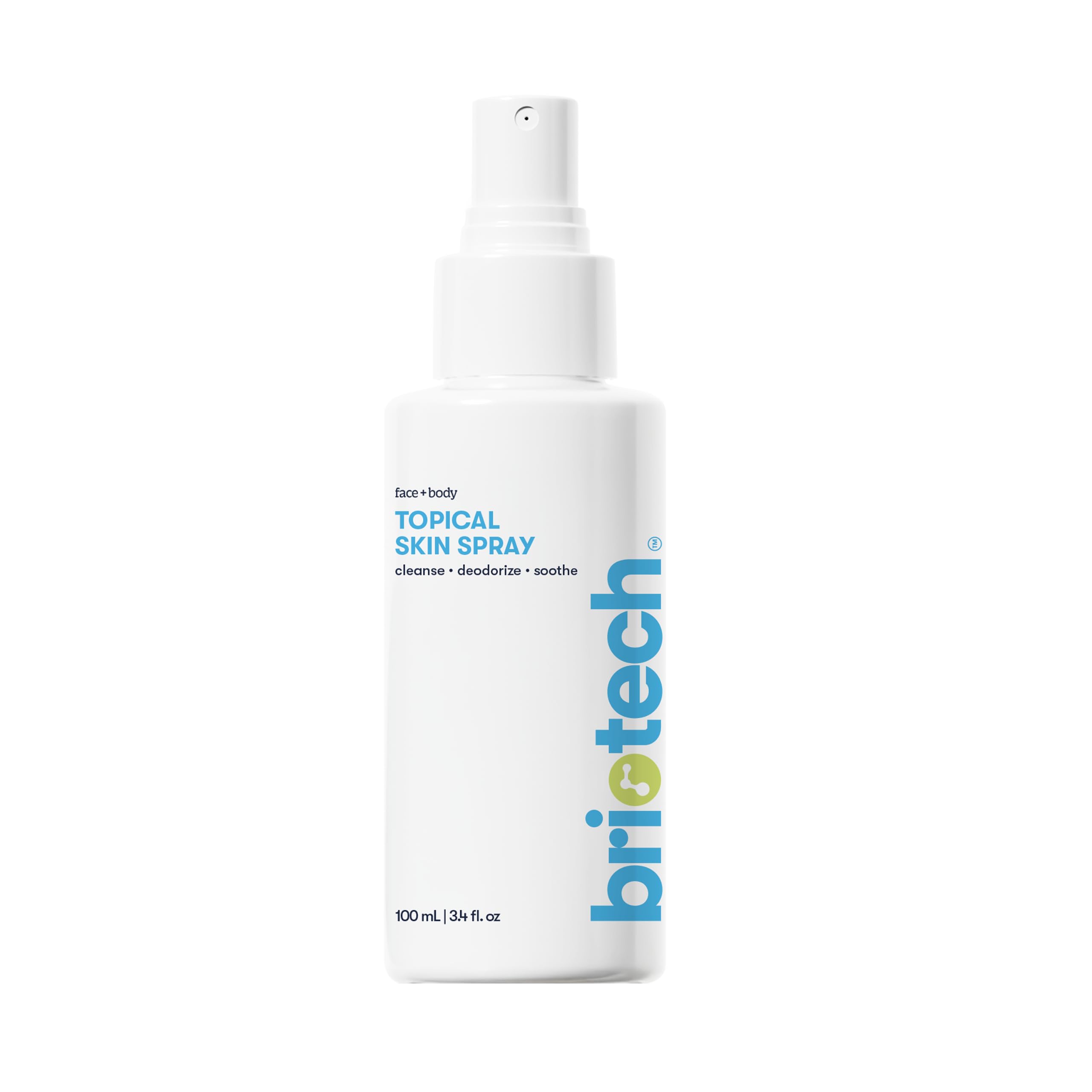 BRIOTECH Topical Skin Spray - HOCl Hautspray für Gesicht & Körper, 3.4 oz