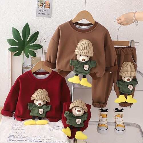 Baby Girl Bathing Suit Boys Spring and Autumn Set Children's Fashion Casual Hoodie Toddler Boy Winter Coat4