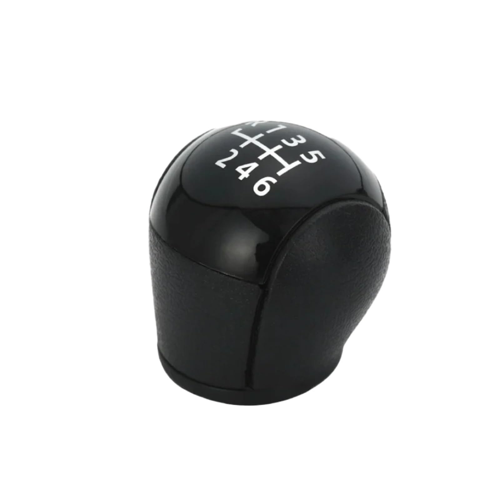 DUFWEHR Shifter Knob for Transit for Van MK7 2006-2013 Car 5/6 Speed Gear Stick Shift Knob(Black 6 Speed)