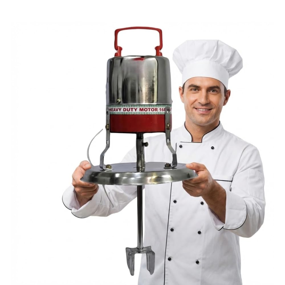 drumstone (𝐒𝐩𝐞𝐜𝐢𝐚𝐥 𝟏𝟓 𝐘𝐞𝐚𝐫𝐬 𝐖𝐚𝐫𝐫𝐚𝐧𝐭𝐲) electric madhani machine for curd & lassi | heavy duty 160w copper motor | 230v butter churner for buttermilk, cream, malai