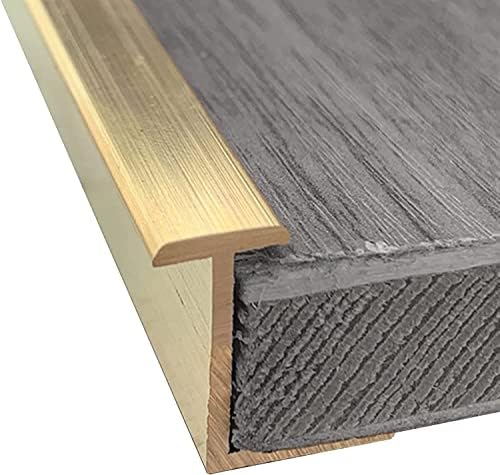 Floor Transition Strip Flooring Edge Trim, Transition Strip Wood to Floor Transition Strip, Tile to Hardwood Carpet to Laminate Edge Trimming Decoration/Reducer, Z-molding Floors Covering Strips