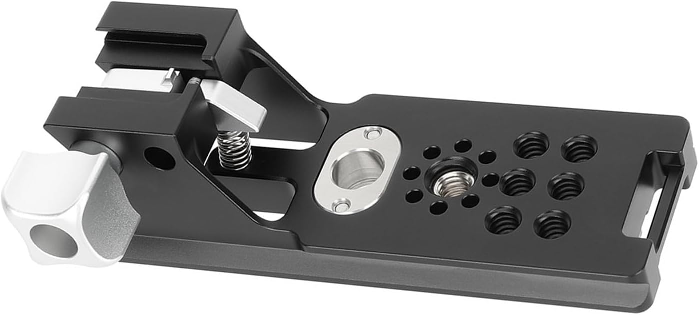 Aluminum Alloy Quick Release Plate for DSLR Camera Long Lens with Secure Locking Mechanism and Enhances Stability