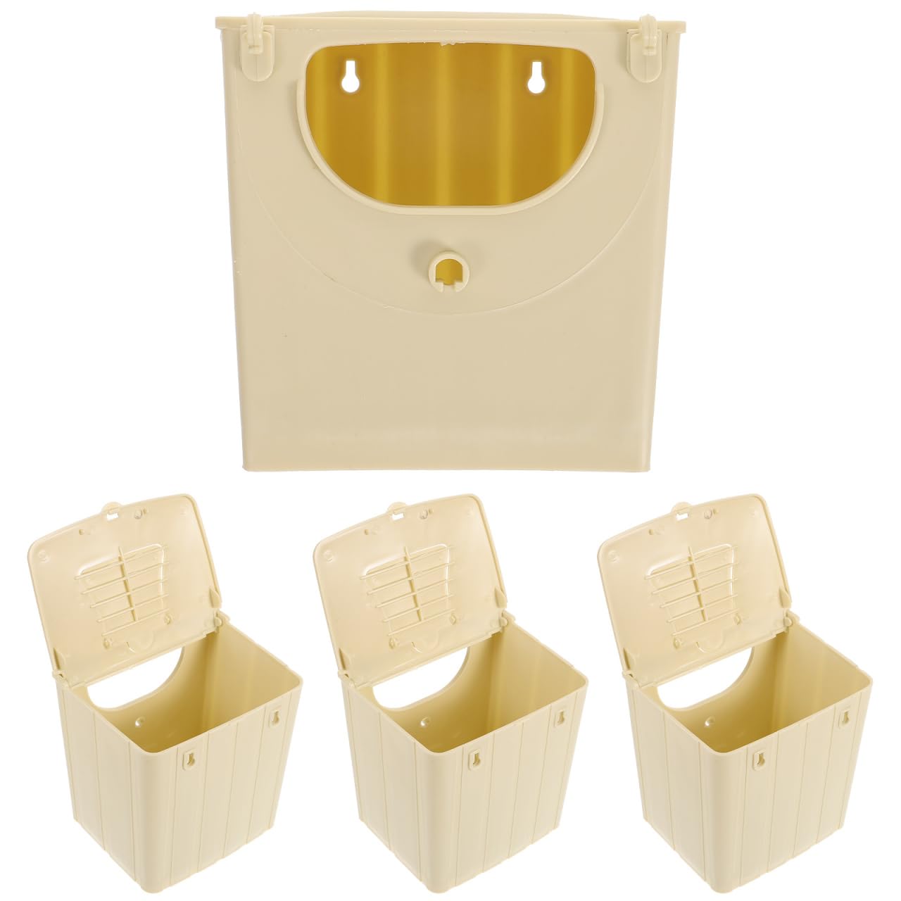 POPETPOP Lot de 12 nichoirs en plastique pour oiseaux - Pour perroquets et pinsons