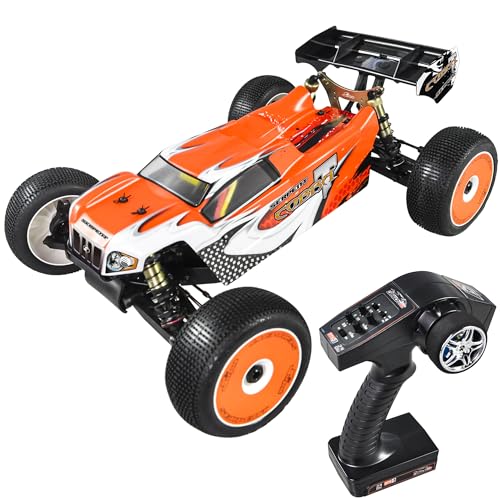 Serpent 1/8 Off-Road Truggy-e RTR, High Speed, Long Life, High-Performance Electric Truggy Kit, Battery and Charger Excluded (Orange)