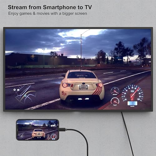 Image of USB C to DisplayPort Cable 8K@60Hz,30Hz,4K 144Hz 120Hz Thunderbolt3 to Displayport Cabl,USB Type C to DP CabIe Thunderbolt3 Compatible with MaKBook (Type C to DisplayPort Cable Adapter)