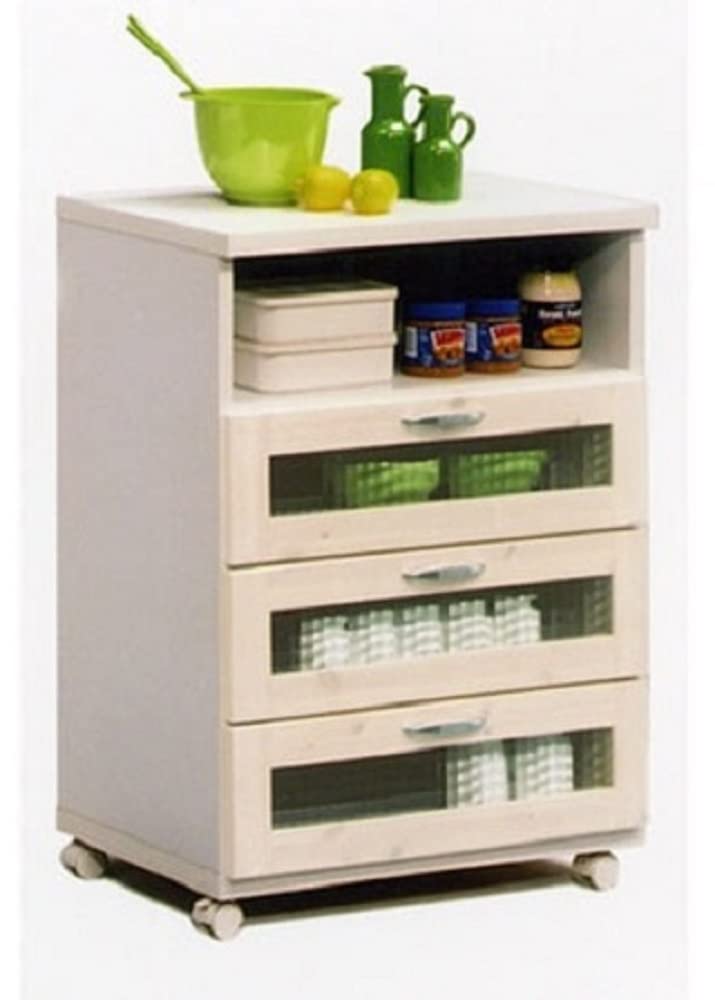 大川家具　ホワイト食器棚・キッチンカウンター Amazon｜幅60cmキッチンカウンター ホワイト 白色 日本製 完成品 大川