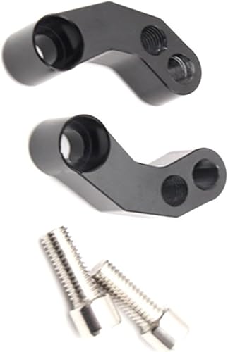 Espejos Soporte para Kawasaki EX250300 2013-2016 Z650 Z900 2016 2017 para Versys 650 2017 Espejos de motocicleta Riser Soportes de extensión