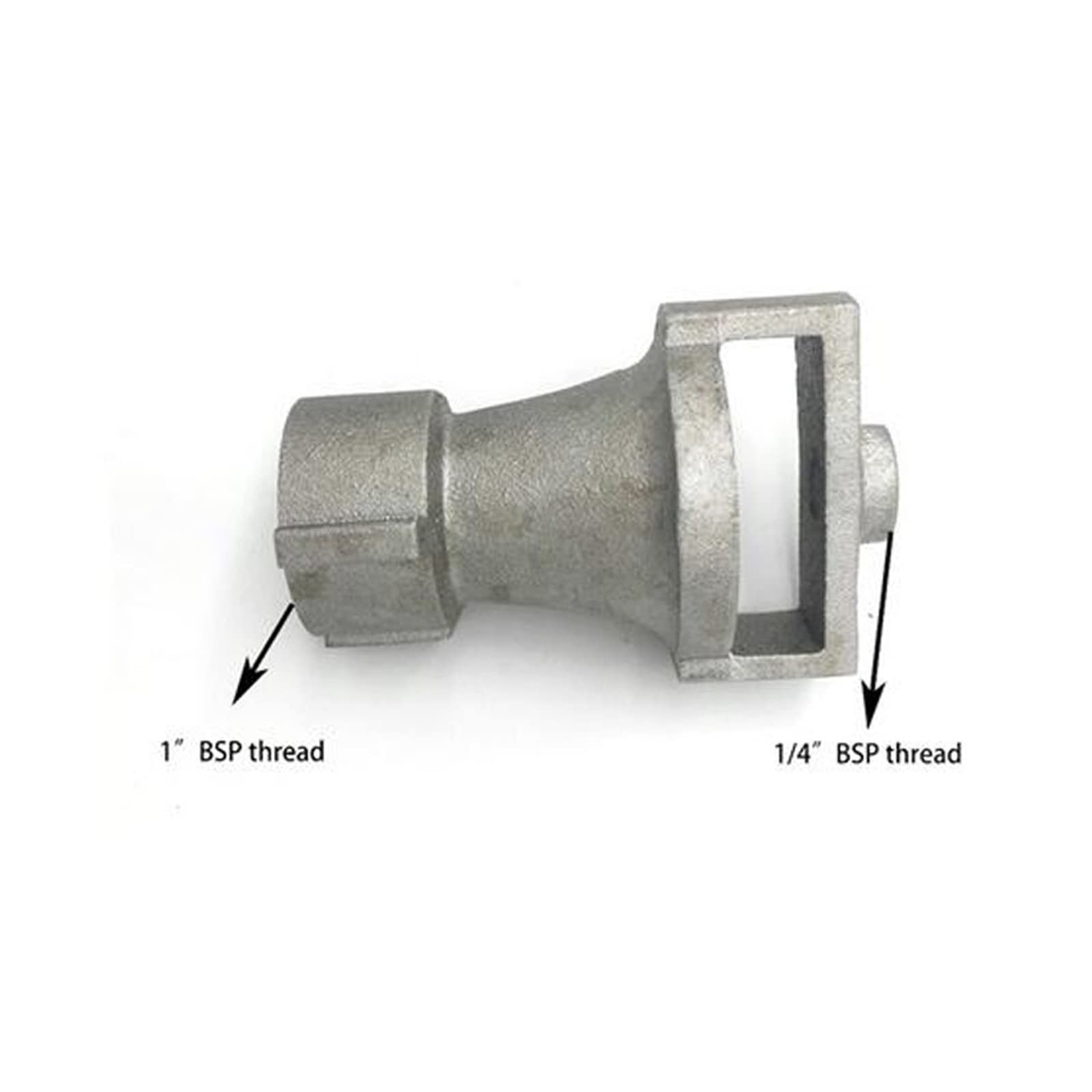 Cabezal de Quemador Venturi de forja de fundición de Arena de Aluminio BSP de 1 ", Hardware de mecanizado, Calentador Industrial o Entrada de Gas de Caldera sin Boquilla go