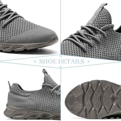Image of Running Shoes for Men Womens Walking Slip On Tennis Sneakers | Comfortable Lightweight丨Breathable Mesh丨Gym丨Non Slip Sole丨Unisex Shoes丨 Athletic Workout Casual Fashion Sports