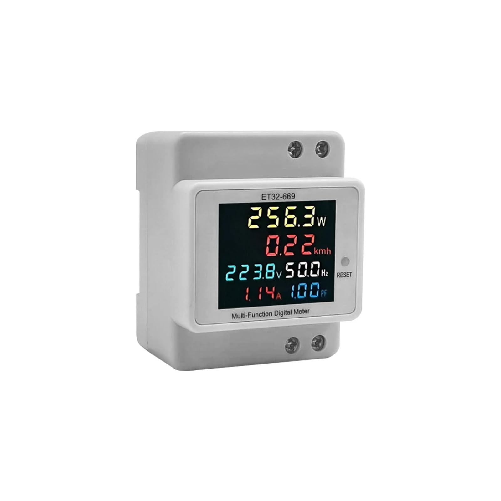 220VAC 45-65Hz Single Phase Energy Counter Meter Electric Voltage Current Power Frequency Meter Din Rail Energy Meter Watt Meter