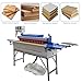 TECHTONGDA Woodworking Edge Bander Automatic Straight Edge Banding Machine Flush End Matching, Double-Sided Gluing, Automatic Trimming with Control Panel Adjustable Speed 0-6m/min